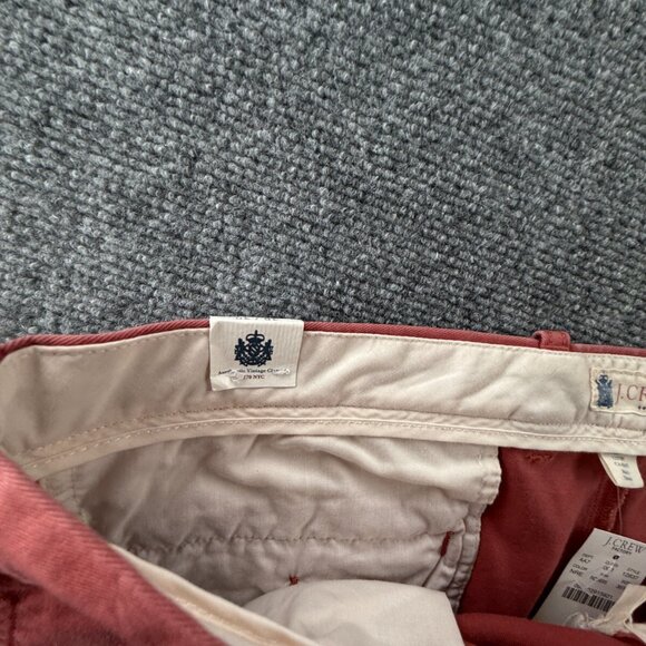 NWT J. Crew Factory Chino Pants 36x30 Red Classic Fit Slim Leg All Cotton Men - Picture 14 of 15